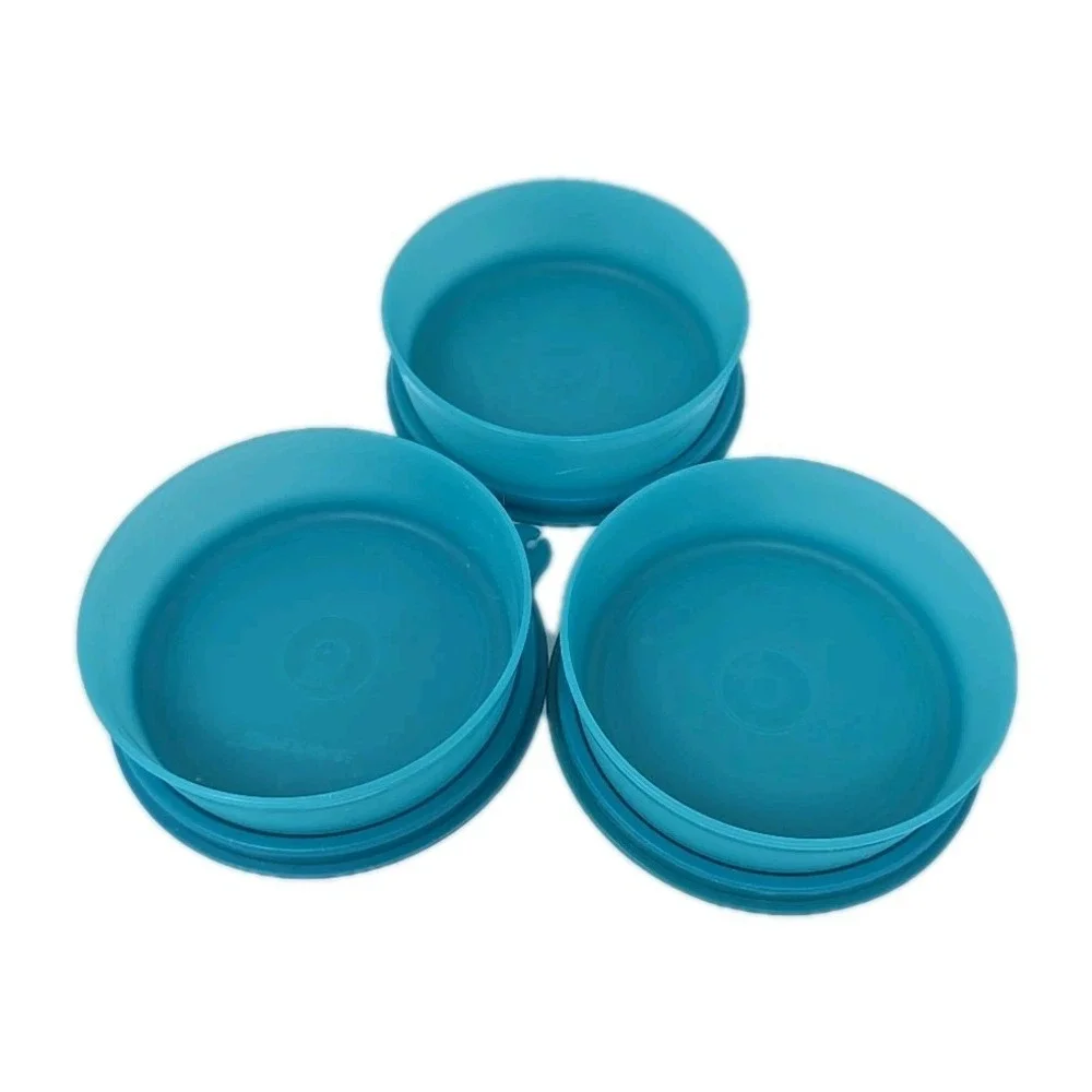 Vintage Tupperware Little Wonders Containers 1286-16 Set of 3 - W Lids New U57